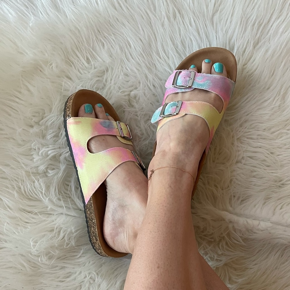 Tie Dye Footbed Sandals - Picture 13 of 16